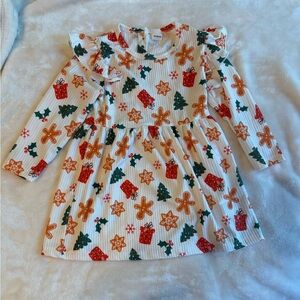 Christmas baby dress. Size 18-24. Worn once